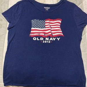 Old Navy 2012 American Flag T-shirt